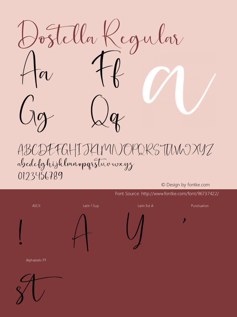 Dostella Version 1.003;Fontself Maker 3.5.4 Font Sample