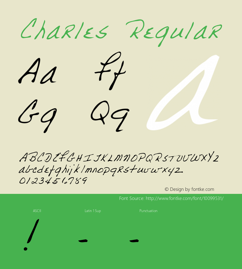 Charles Regular Altsys Metamorphosis:12/12/94 Font Sample