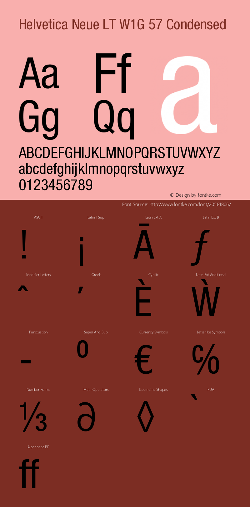 HelveticaNeueLTW1G-Cn Version 1.100;PS 001.001;hotconv 1.0.38 Font Sample