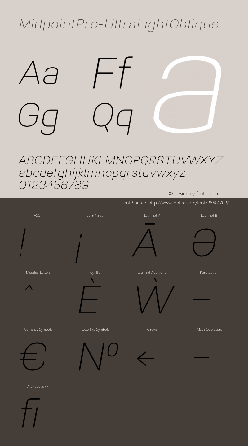 ☞Midpoint Pro UltraLight Oblique Version 1.000;com.myfonts.easy.konstantynov.midpoint-pro.ultra-light-oblique.wfkit2.version.4Gyk Font Sample