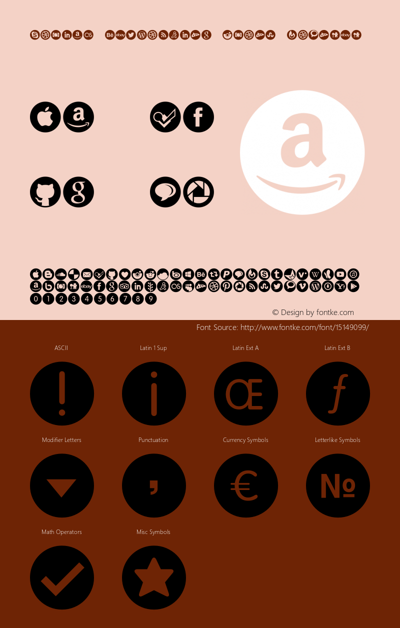 Social Networking Icons Rounded Version 3.00 2013;com.myfonts.easy.matt-grey.social-networking-icons.rounded.wfkit2.version.42Qh Font Sample
