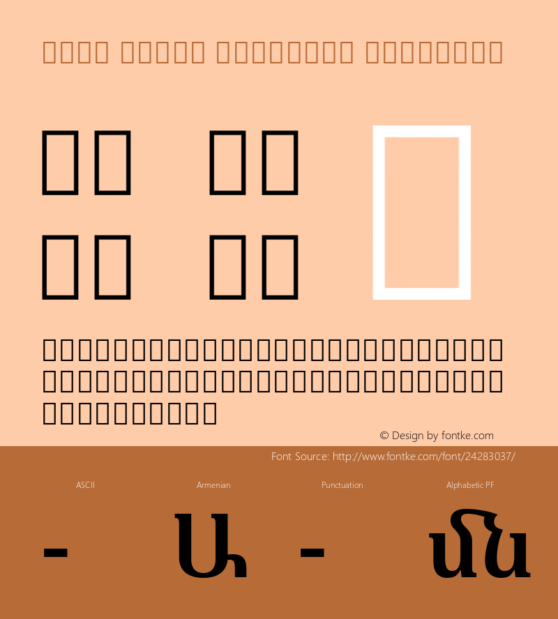 Noto Serif Armenian SemiBold Version 2.040;GOOG;noto-source:20170915:90ef993387c0; ttfautohint (v1.7) Font Sample