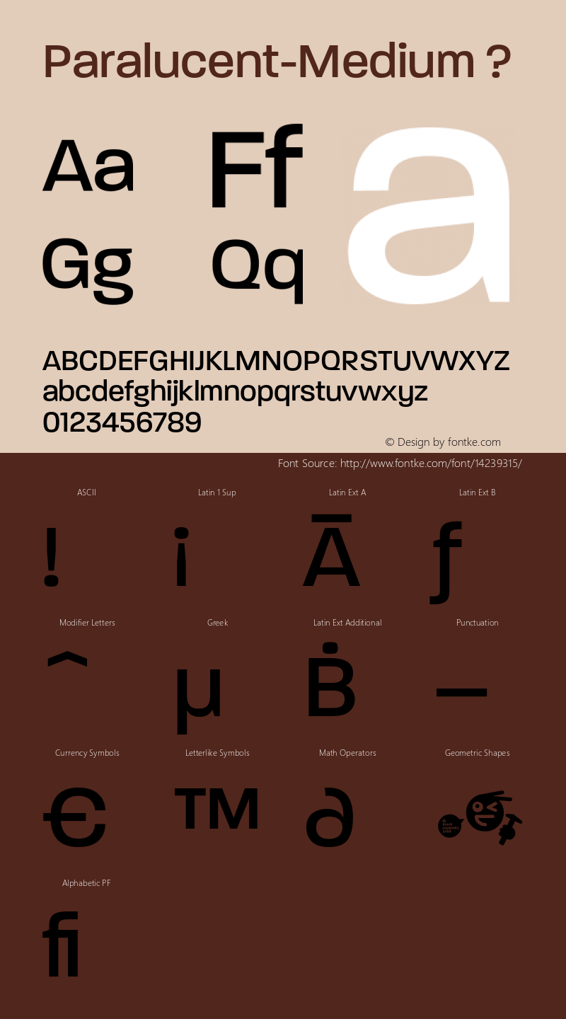 Paralucent-Medium ? Version 2.000;com.myfonts.device.paralucent.medium.wfkit2.3n5x Font Sample