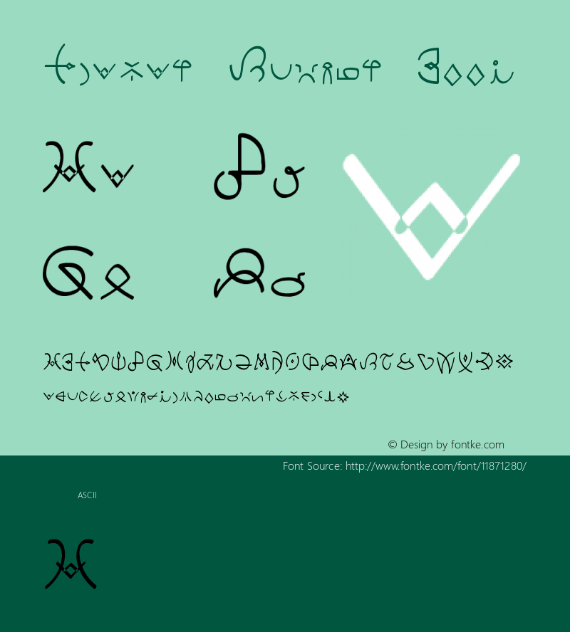 Clavat Script Book Version 1.0 Font Sample