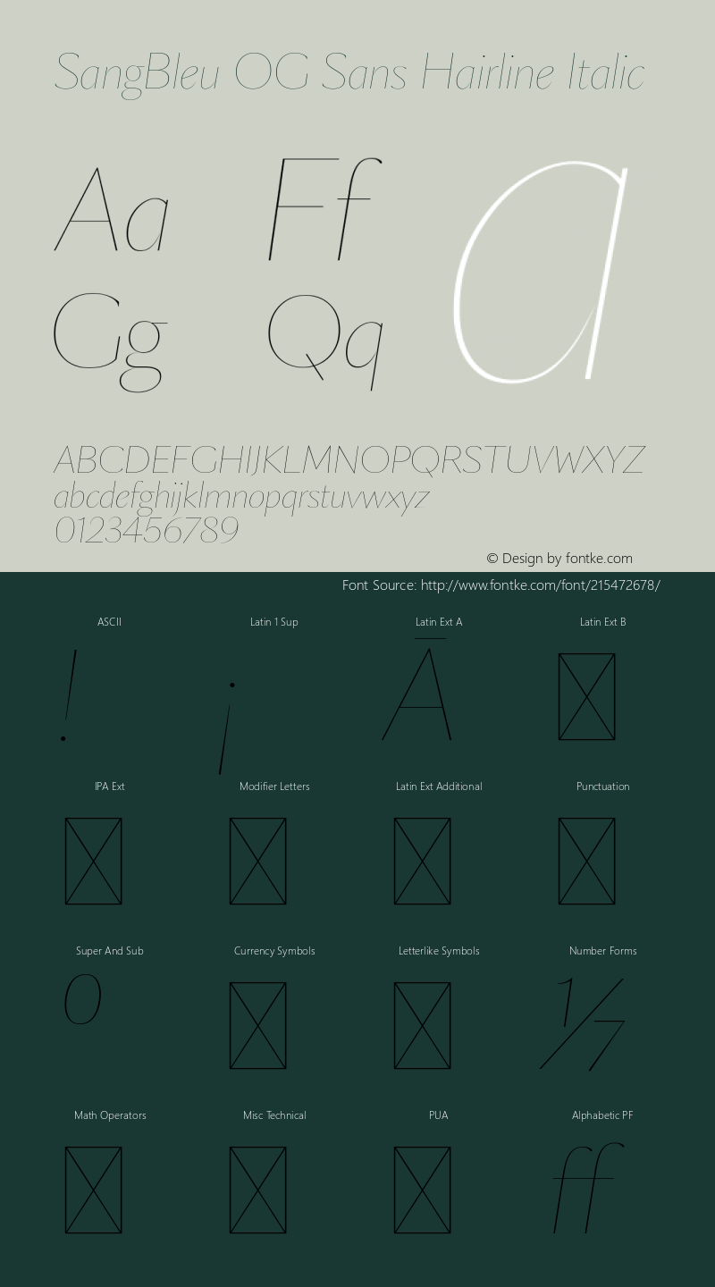 SangBleu OG Sans Hairline Italic Version 3.000 | wf-rip DC20191110图片样张