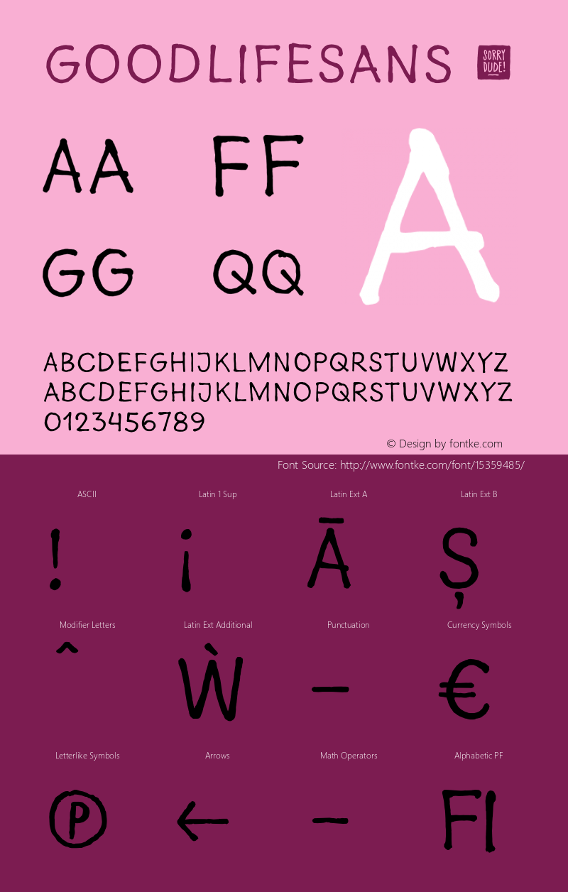 GoodlifeSans ☞ Version 1.001;com.myfonts.easy.hvdfonts.goodlife.sans.wfkit2.version.4pps Font Sample