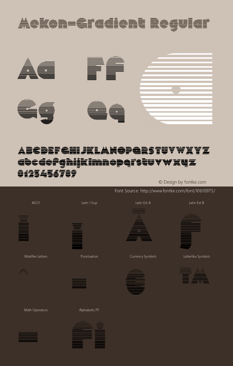 Mekon-Gradient Regular 1.000;com.myfonts.northernblock.mekon.gradient.wfkit2.3r4a Font Sample