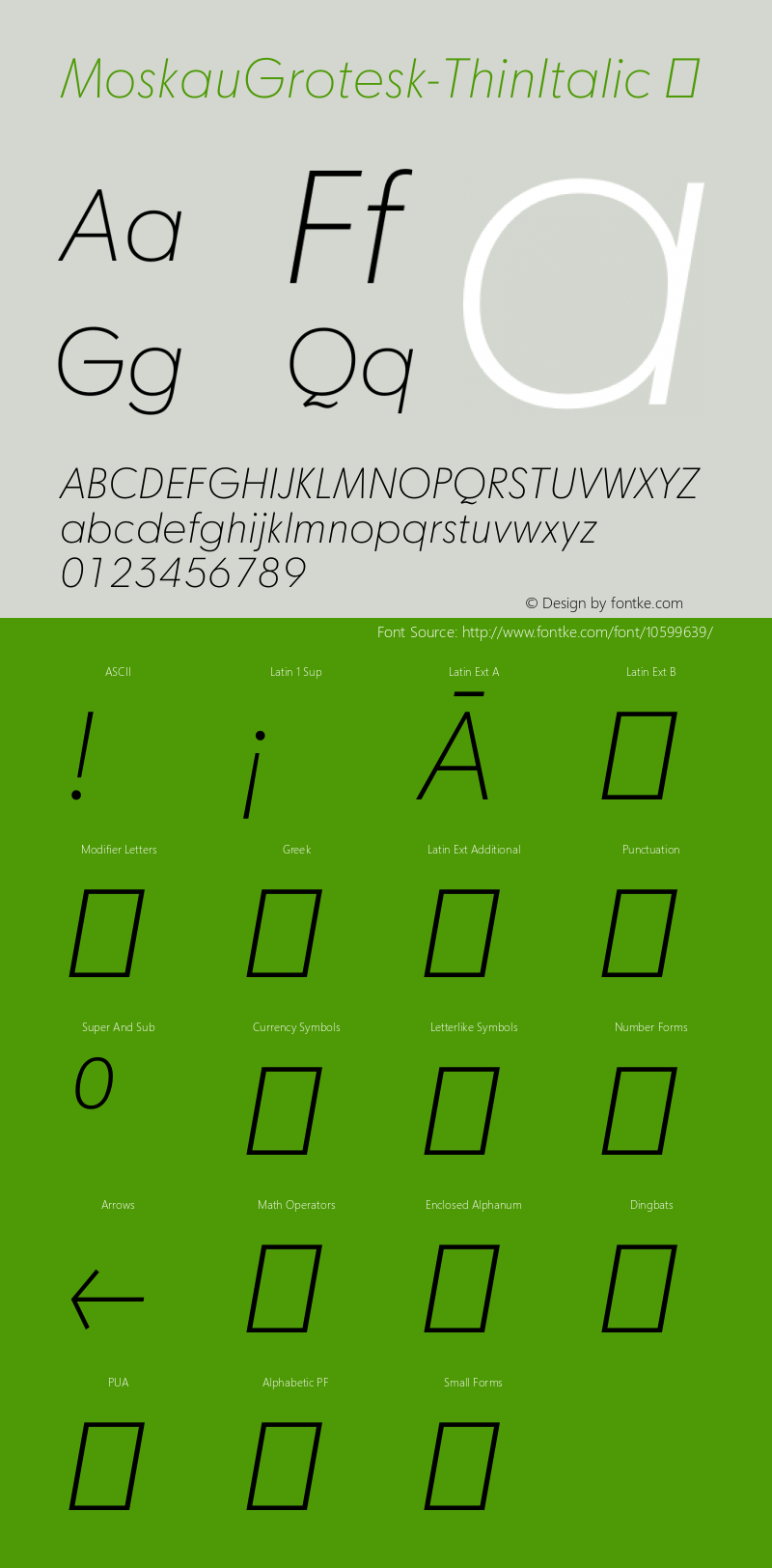 MoskauGrotesk-ThinItalic ☞ 1.000;com.myfonts.easy.letter-edit.moskau-grotesk.thin-italic.wfkit2.version.4h2o Font Sample