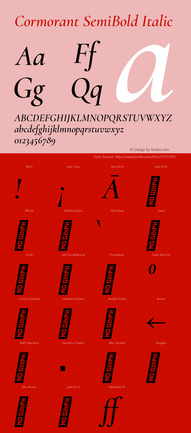 Cormorant SemiBold Italic Version 3.002;PS 003.002;hotconv 1.0.88;makeotf.lib2.5.64775 Font Sample