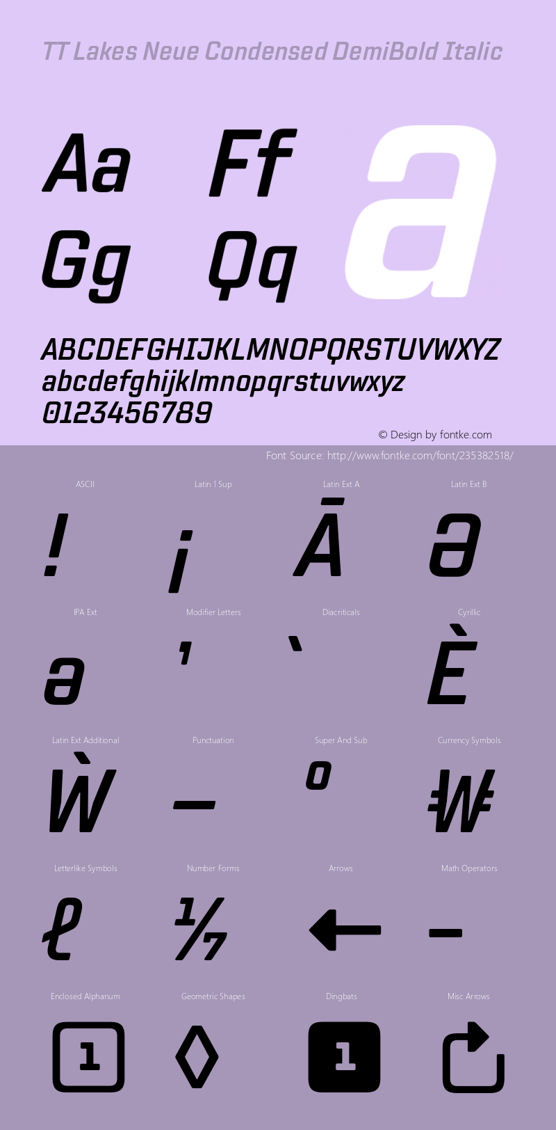 TT Lakes Neue Condensed DemiBold Italic Version 1.100.14042021图片样张