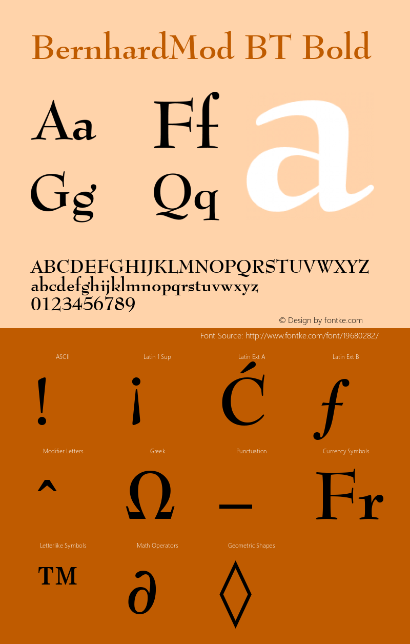 Bernhard Modern Bold BT mfgpctt-v1.52 Monday, January 18, 1993 4:04:07 pm (EST) Font Sample