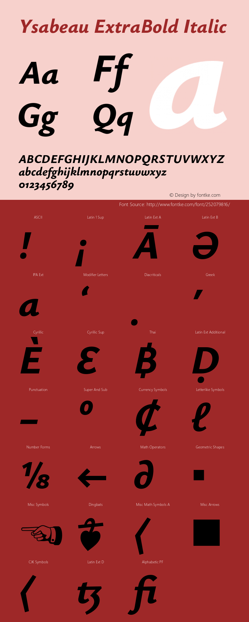 Ysabeau ExtraBold Italic Version 2.002;Glyphs 3.2 (3227)图片样张