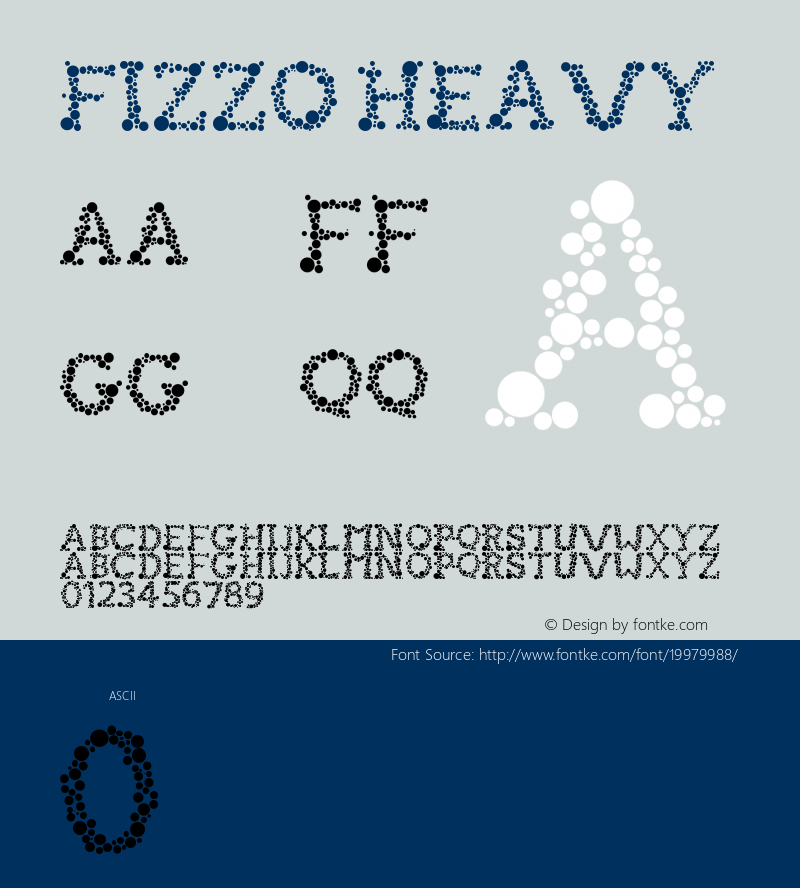 FIZZO-Heavy Version 1.000;PS 001.001;hotconv 1.0.56 Font Sample