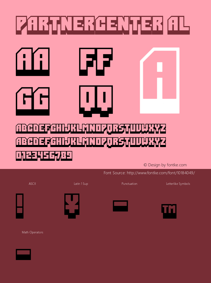 PartnerCenter Al Macromedia Fontographer 4.1J 07.1.25 Font Sample