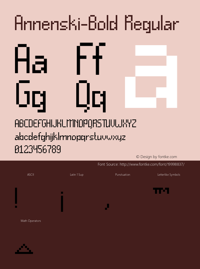 Annenski-Bold Altsys Metamorphosis:22.10.2003 Font Sample