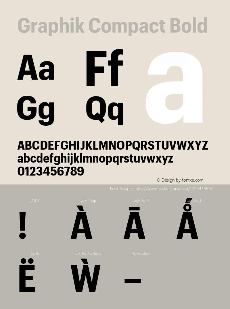 Graphik Compact Bold 1.001 Font Sample