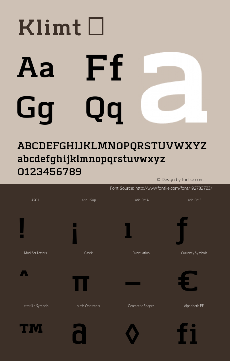 ☞Klimt Version 1.000;com.myfonts.easy.typesketchbook.klimt.regular.wfkit2.version.4c24图片样张