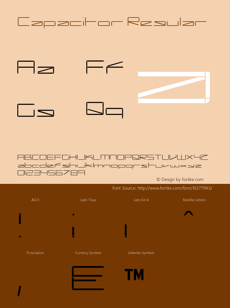 Capacitor Regular OTF 3.000;PS 001.001;Core 1.0.29 Font Sample