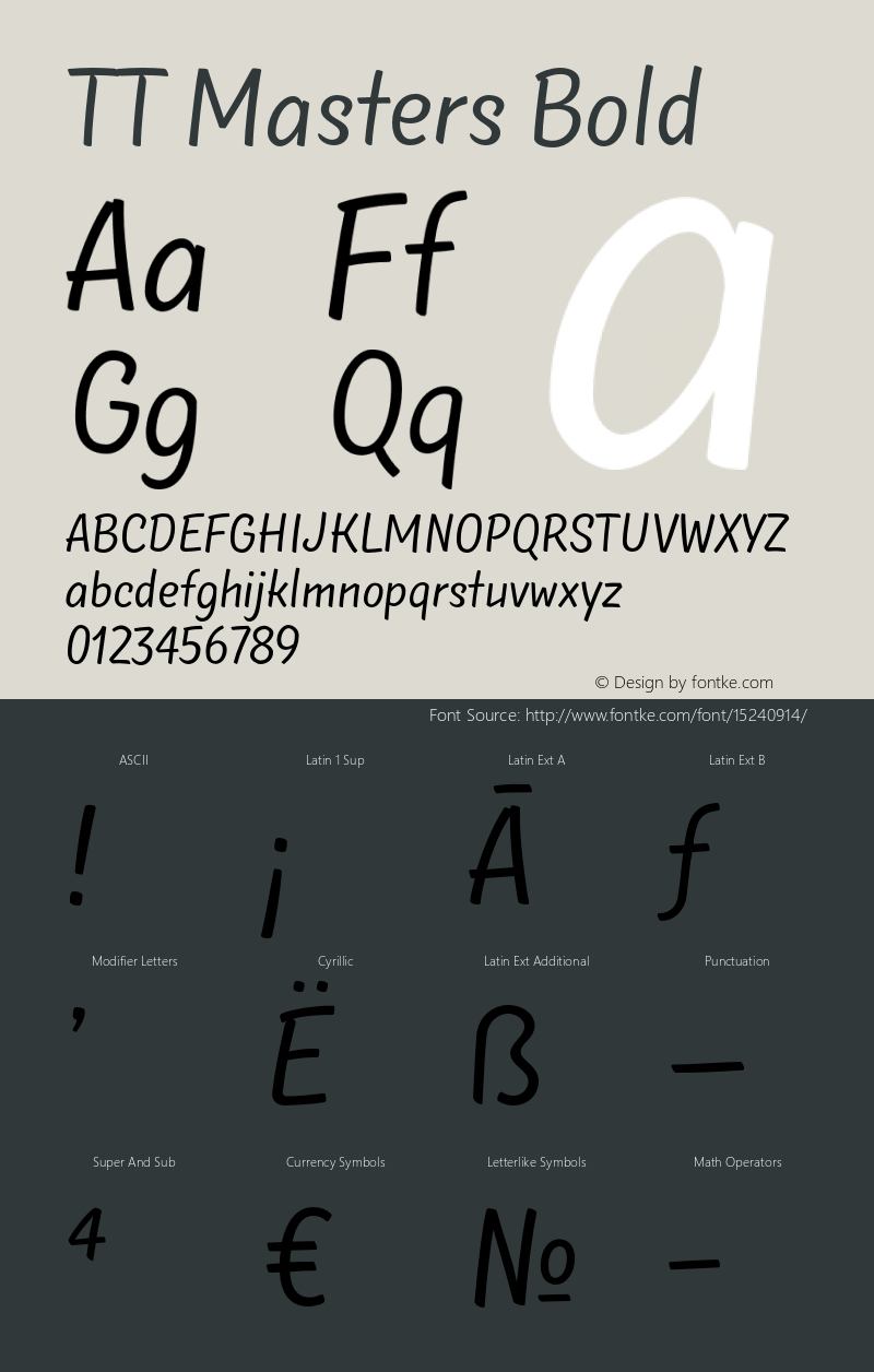 TT Masters Bold Version 1.000;com.myfonts.easy.type-type.tt-masters.regular.wfkit2.version.4oHD Font Sample