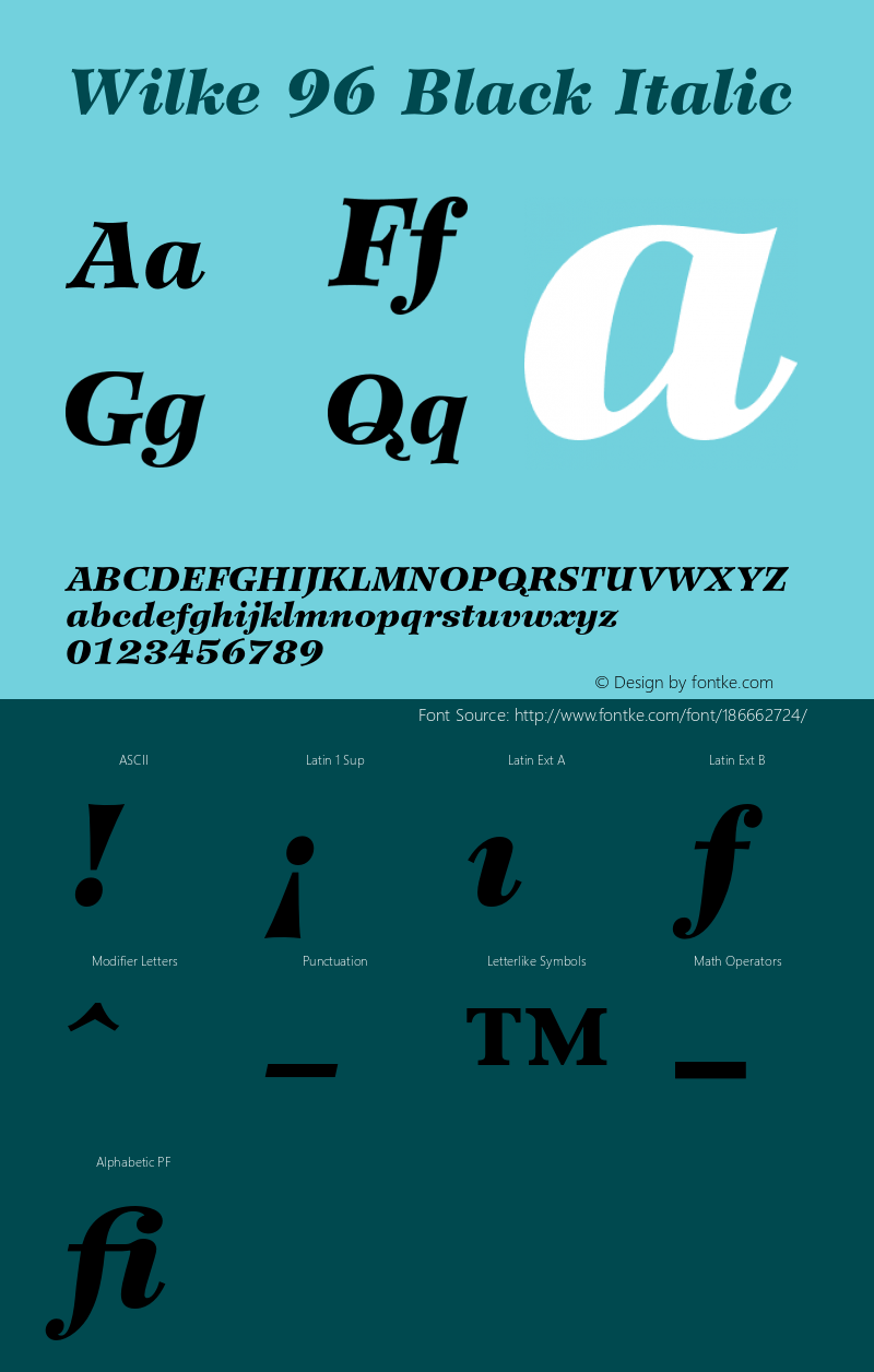 Wilke-BlackItalic 001.000图片样张