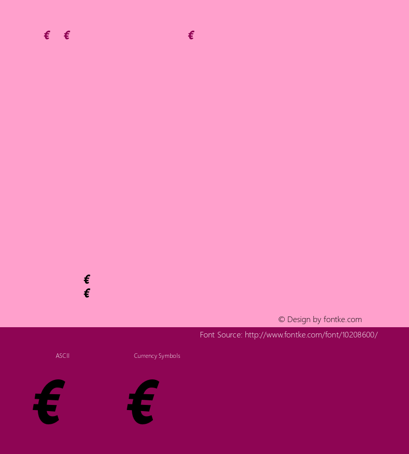 PedestriaMVB-Euro Bold Italic 001.000 Font Sample