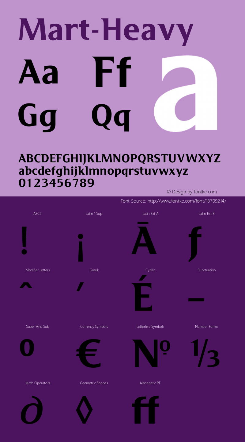 Mart-Heavy ☞ Version 4.001;com.myfonts.easy.no-comment-group-ltd.mart.heavy.wfkit2.version.4bLq Font Sample