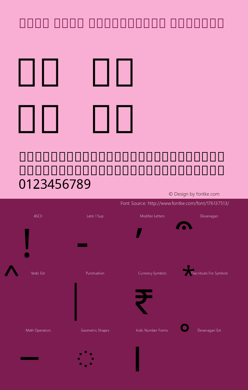 Noto Sans Devanagari Regular Version 2.001; ttfautohint (v1.8.3) -l 8 -r 50 -G 200 -x 14 -D deva -f none -a qsq -X 