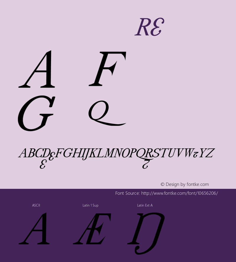 drmdozsl11 Regular Version 001.001 Font Sample