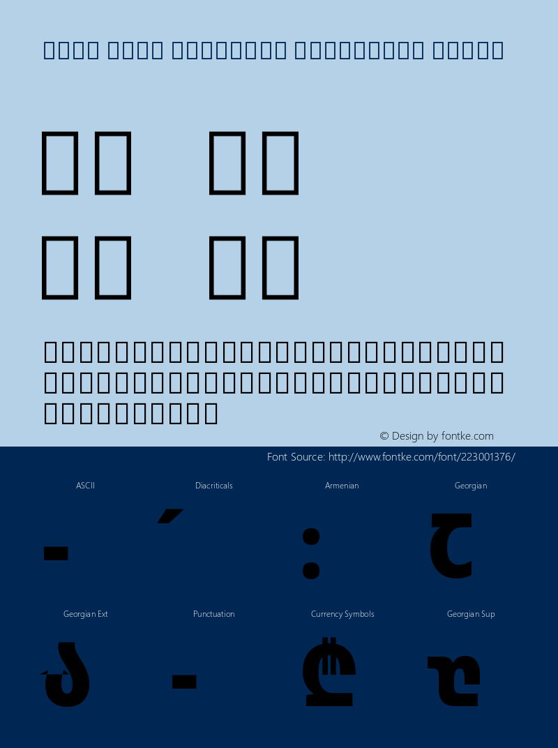 Noto Sans Georgian Condensed Black Version 2.001图片样张