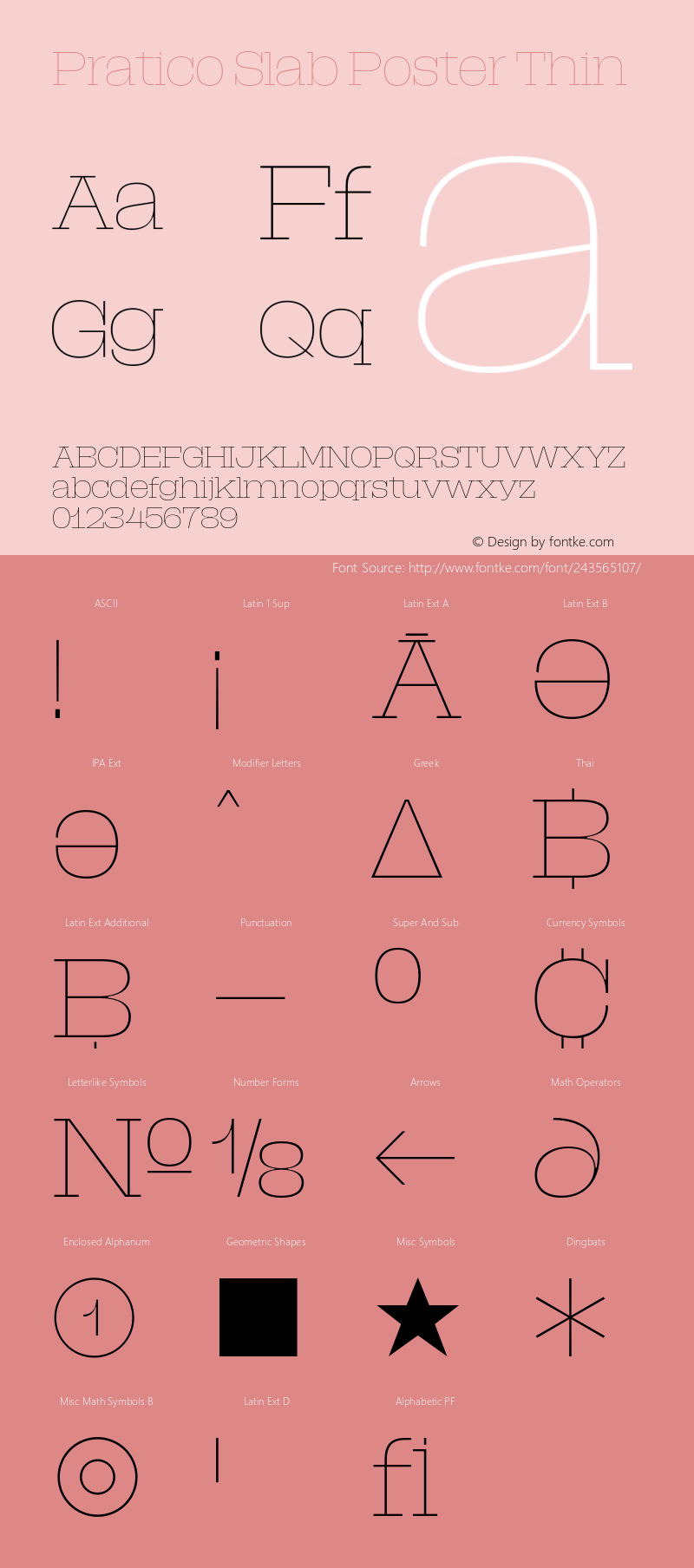 Pratico Slab Poster Thin Version 1.002;Glyphs 3.1.1 (3148)图片样张