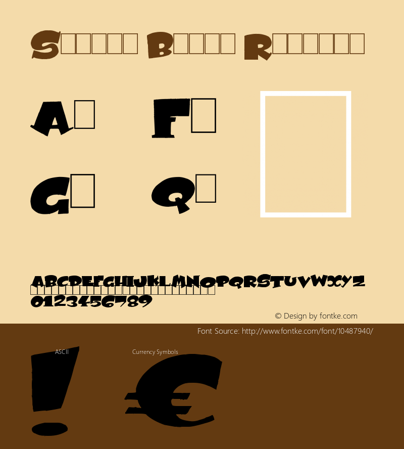 Subito Black Regular Unknown Font Sample