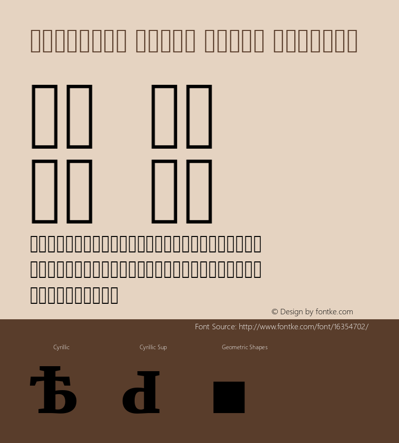 Rosalind Serif Black Regular Version 1.584;PS 001.584;hotconv 1.0.70;makeotf.lib2.5.58329 Font Sample