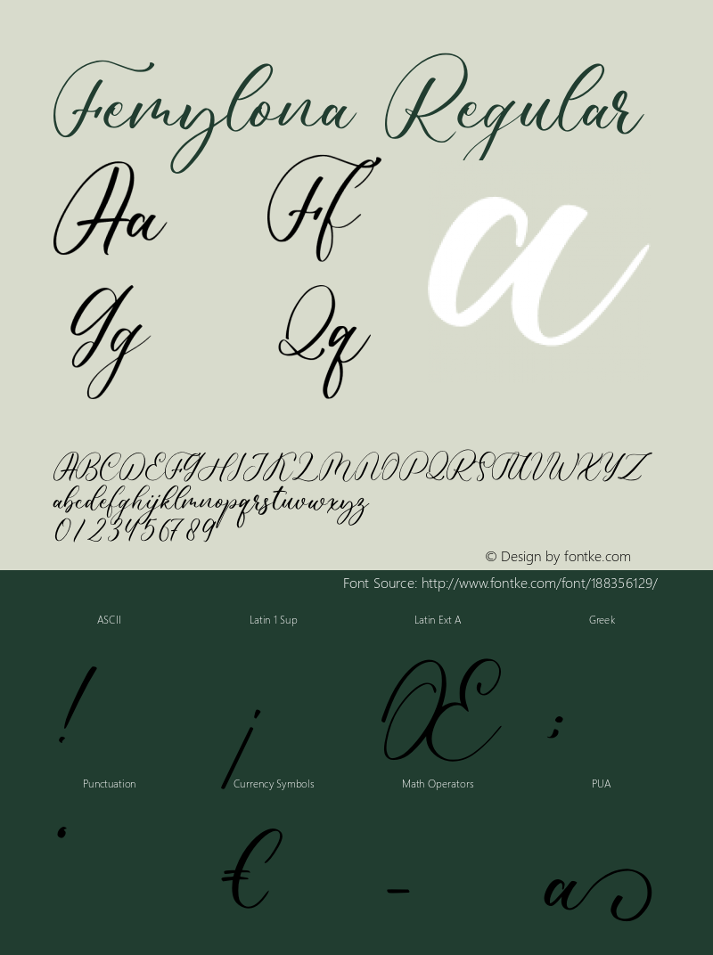 Wonderful Calligraphy Version 1.00;October 31, 2021;FontCreator 12.0.0.2567 64-bit图片样张