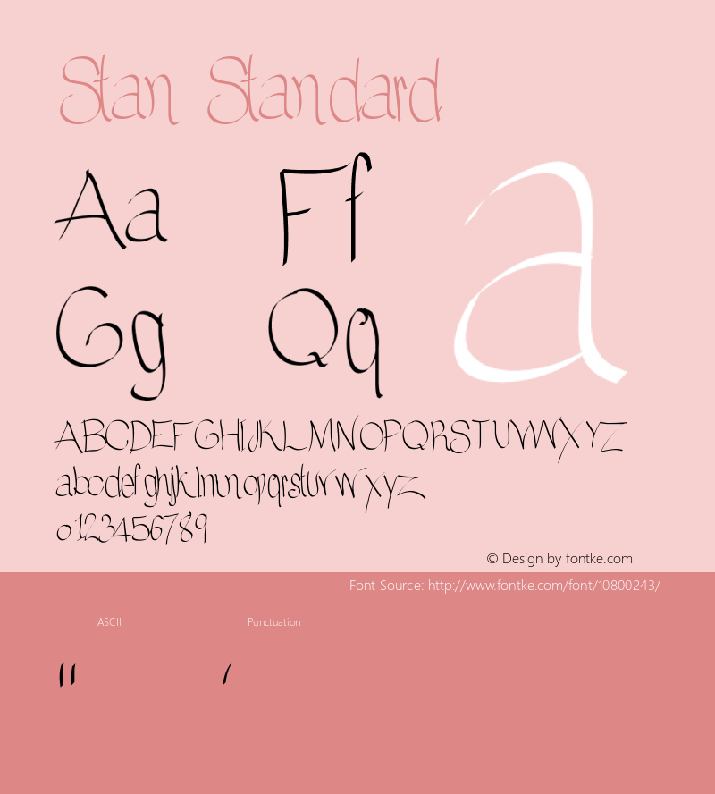 Stan Standard Version 001.000 Font Sample