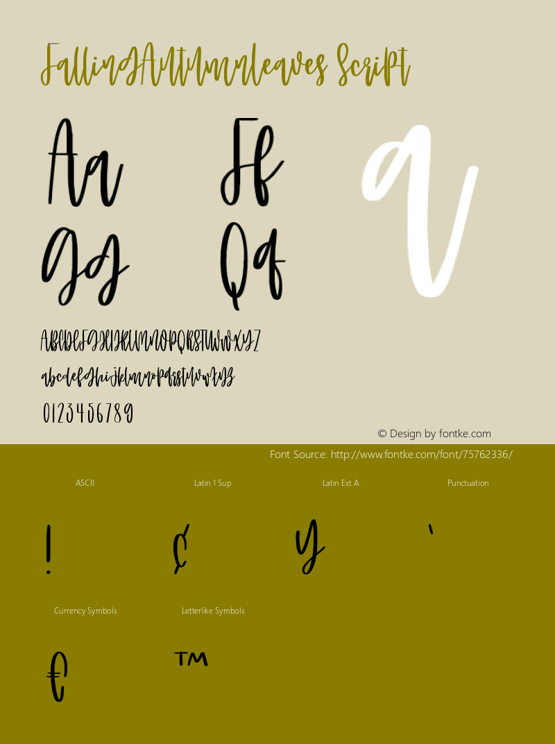 FallingAutumnLeaves Script Version 1.015;Fontself Maker 3.5.1 Font Sample