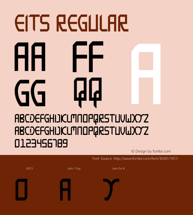 Eits Version 1.002;Fontself Maker 3.5.4 Font Sample