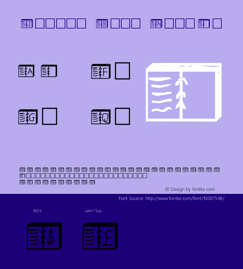 Jumble Book Normal 1.0 Wed Feb 10 15:05:12 1999 Font Sample