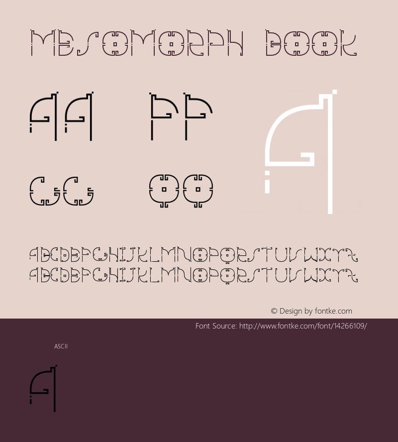 mesomorph Book Version 1.0 Font Sample