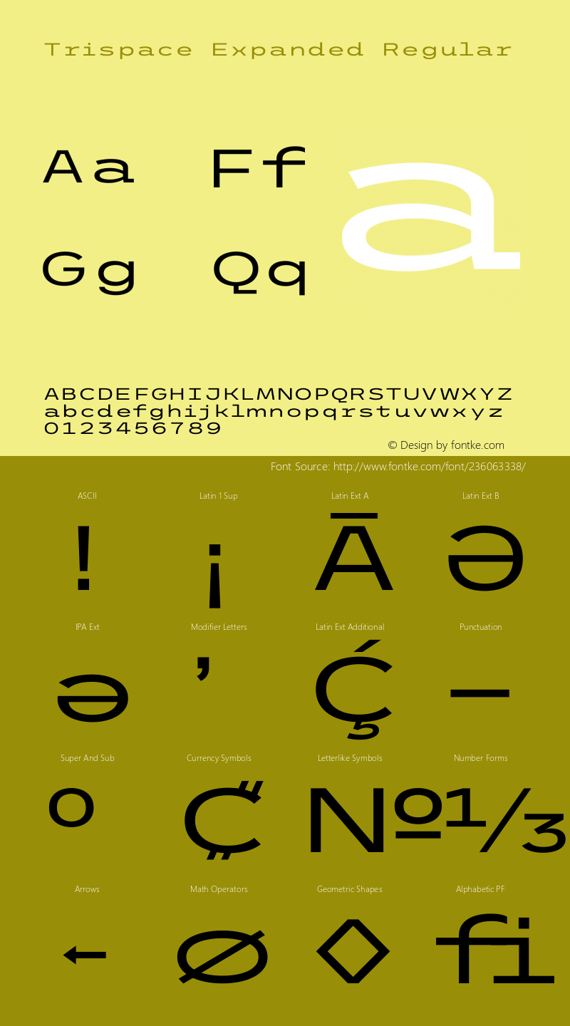 Trispace Expanded Regular Version 1.210图片样张