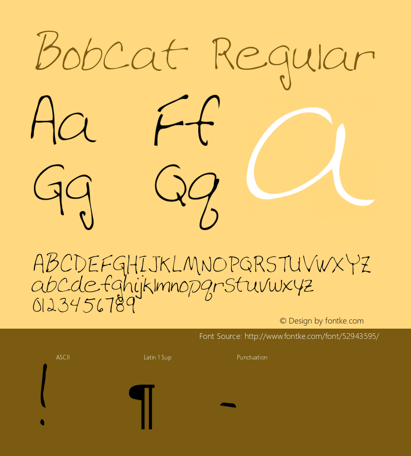 Bobcat Altsys Metamorphosis:12/7/94 {DfLp-URBC-66E7-7FBL-FXFA} Font Sample