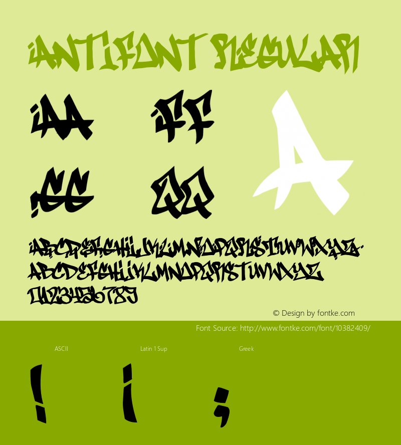 Antifont Regular v1.1.05 Font Sample