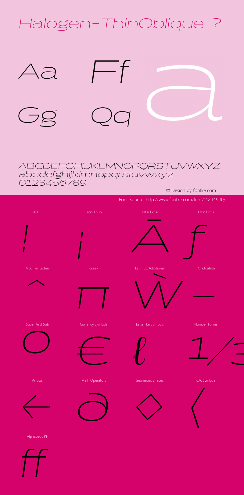 Halogen-ThinOblique ? Version 1.000;com.myfonts.positype.halogen.thin-obl.wfkit2.3QNn Font Sample