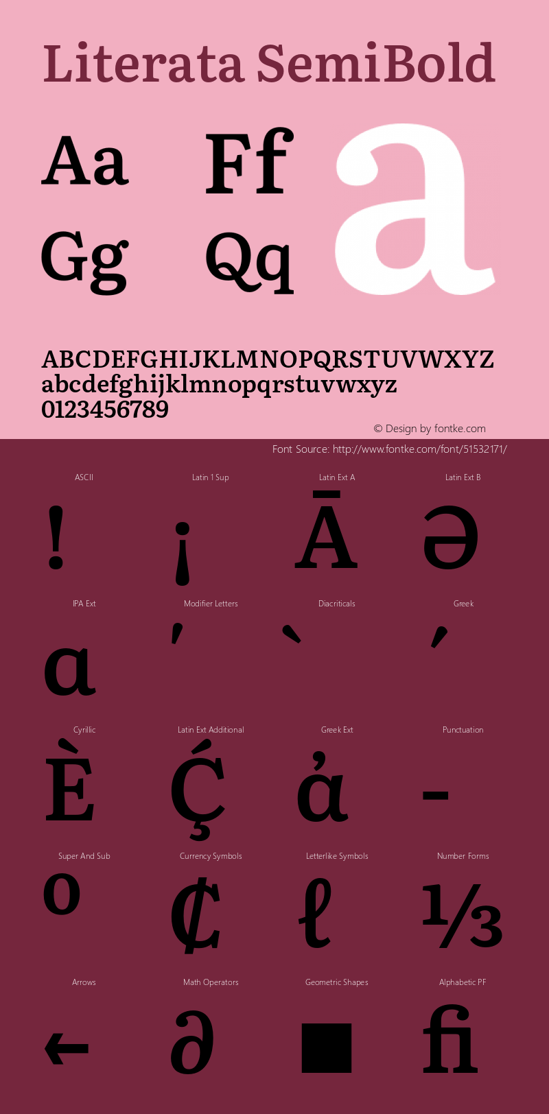 Literata SemiBold Version 2.202;hotconv 1.0.109;makeotfexe 2.5.65596 Font Sample