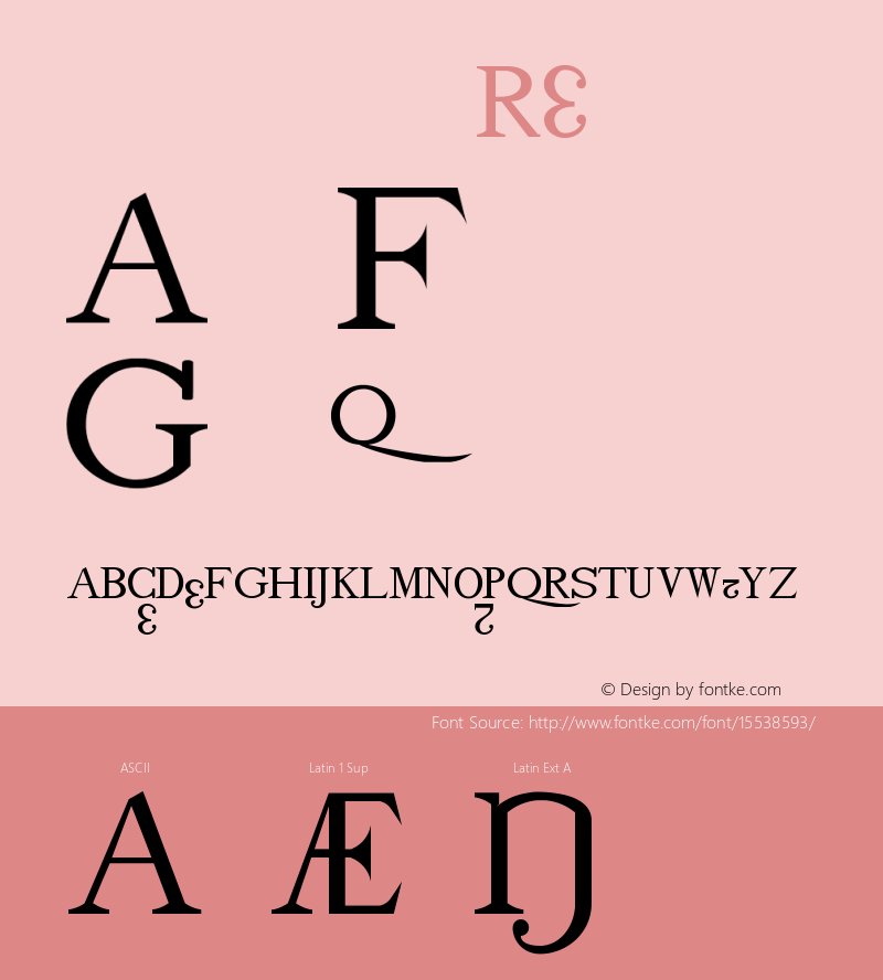 drmdozb14 Regular Version 001.001 Font Sample