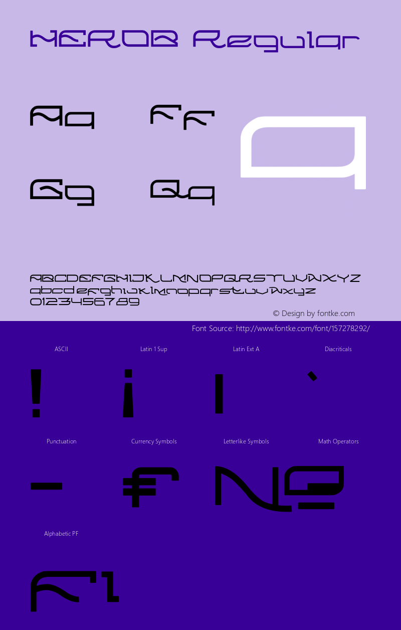 HEROB Version 1.00;April 5, 2021;FontCreator 13.0.0.2683 32-bit Font Sample