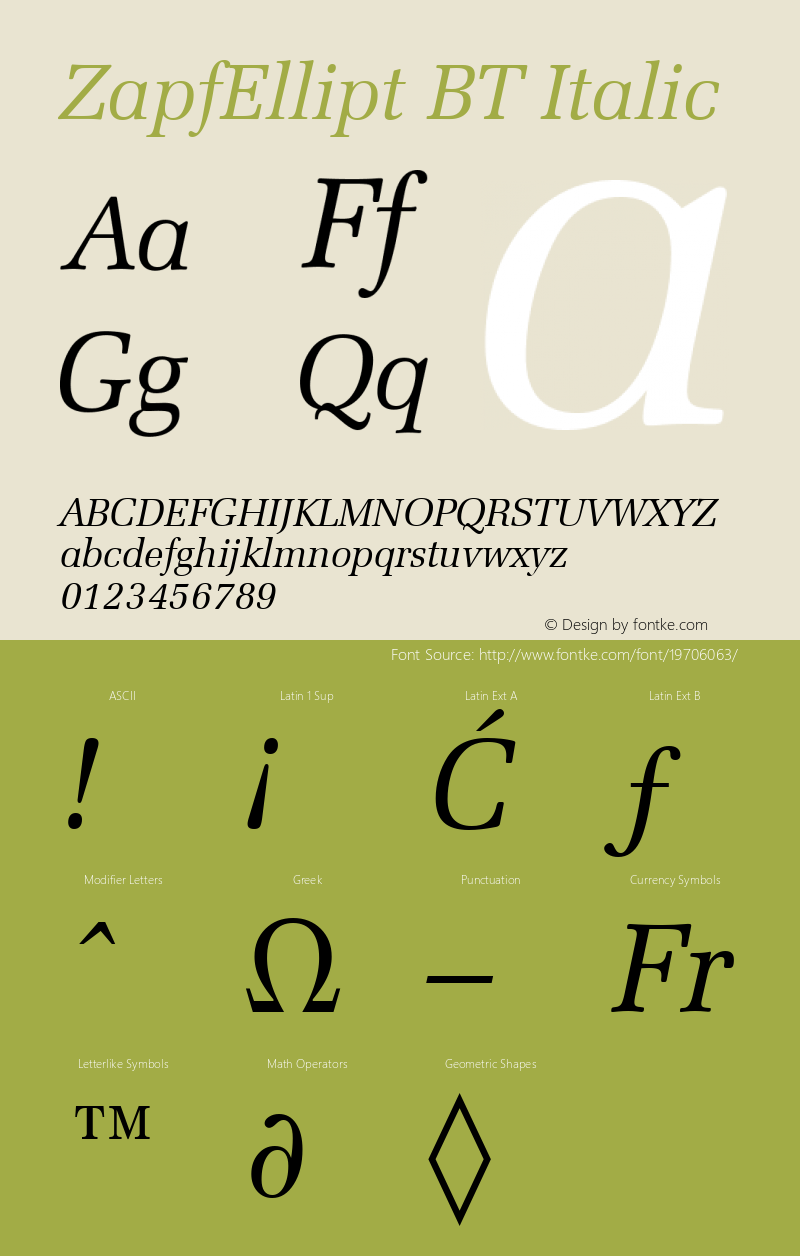 Zapf Elliptical 711 Italic BT mfgpctt-v1.53 Friday, January 29, 1993 1:18:39 pm (EST) Font Sample