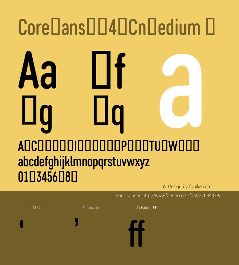 ☞CoreSansDS47CnMedium Version 1.001;com.myfonts.easy.s-core.core-sans-ds.cn-medium.wfkit2.version.4tpx Font Sample