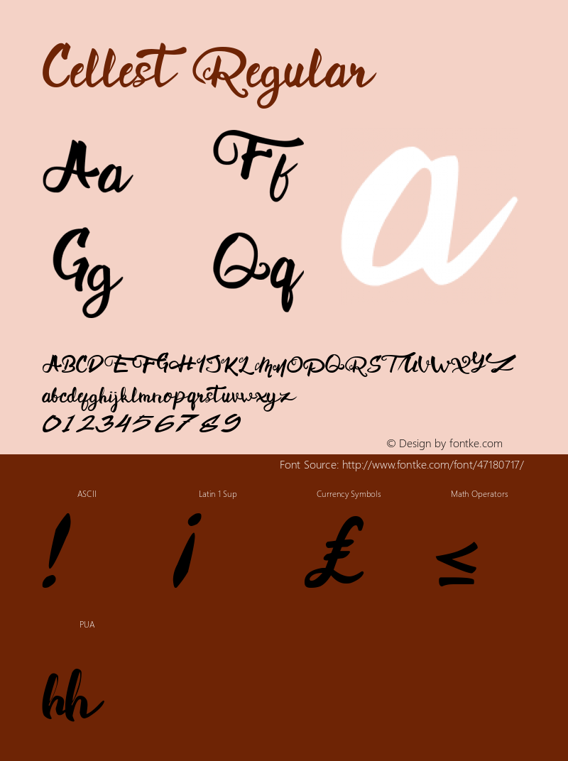 Cellest Version 1.00;November 28, 2019;FontCreator 12.0.0.2545 32-bit Font Sample