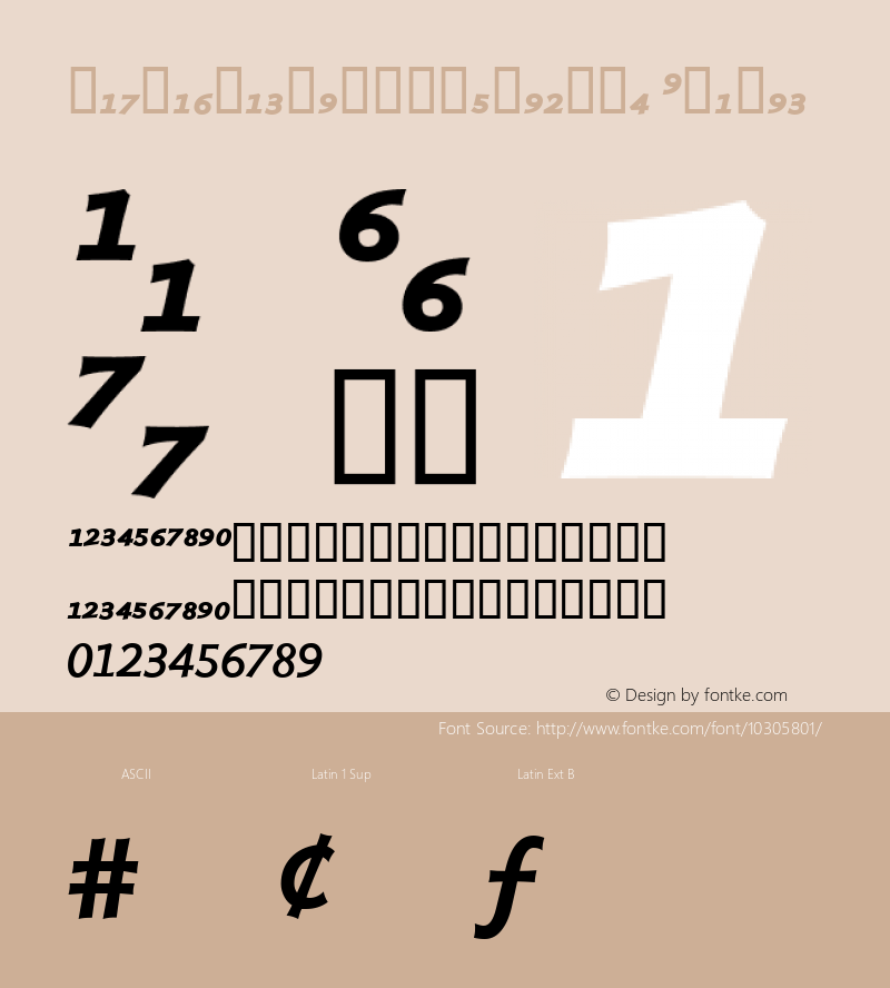 MagmafractionsSemibold Italic Altsys Fontographer 4.0.4D2 1/25/05 Font Sample