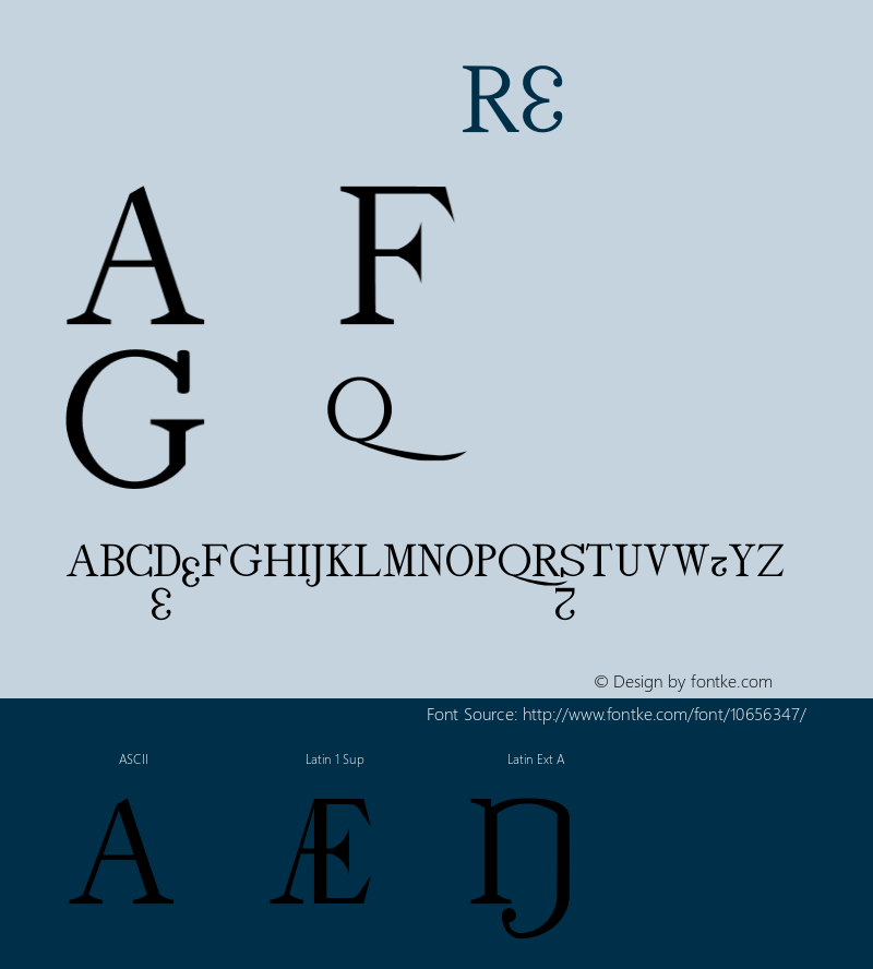 drmdozl8 Regular Version 001.001 Font Sample